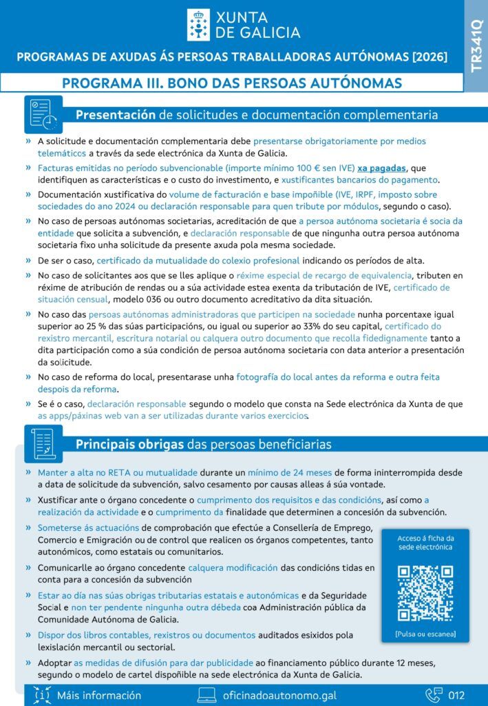 Infografía del proceso del Bono autónomo TR341Q - Alberto Pampín