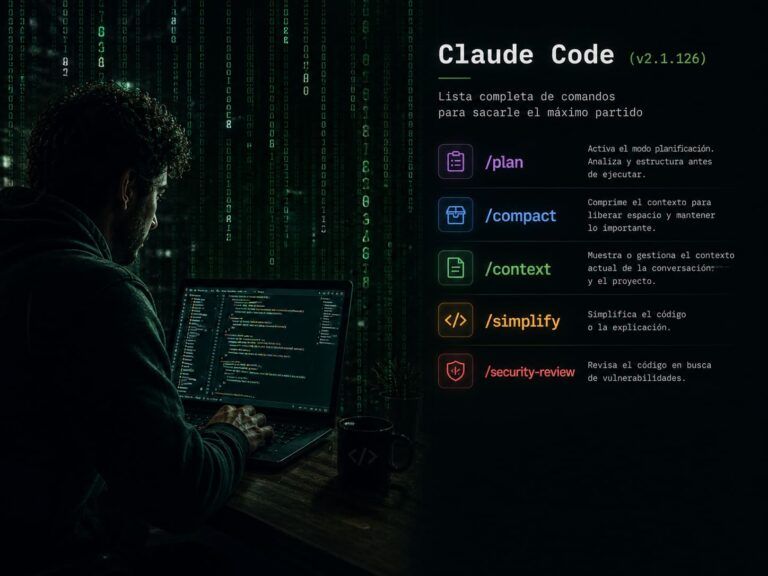 Lista completa de comandos Claude Code